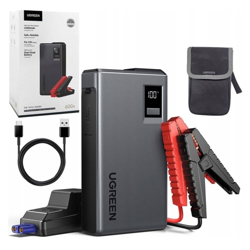 12000mAh Jump Starter Powerbank