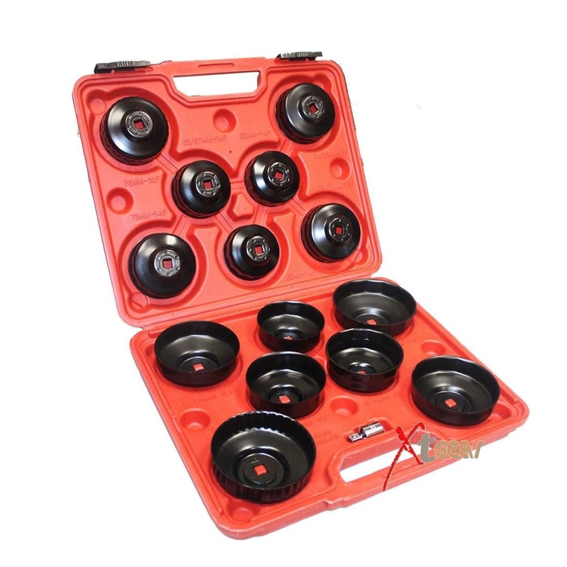 15pc Oil Filter Removal Tool Set