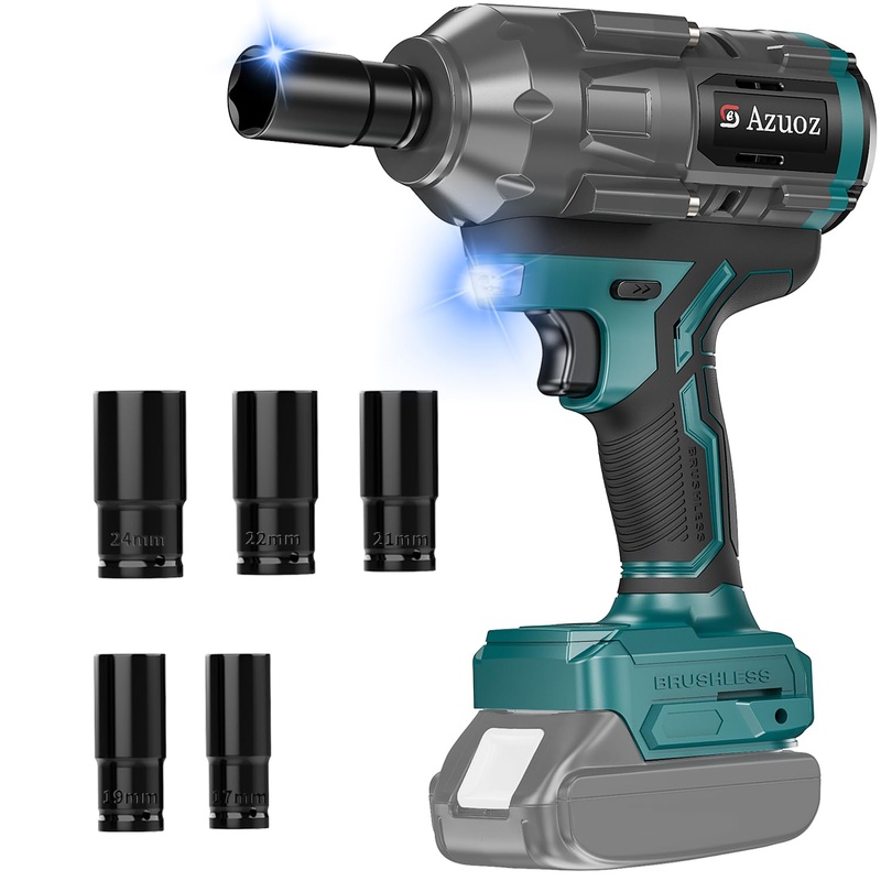 18V Cordless Impact Wrench 500Nm