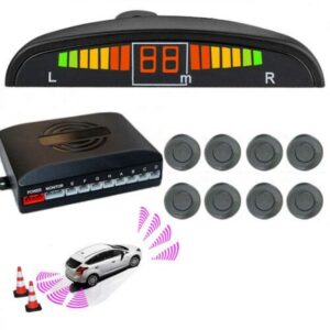 8-Sensor Front & Rear Parking Sensor Kit