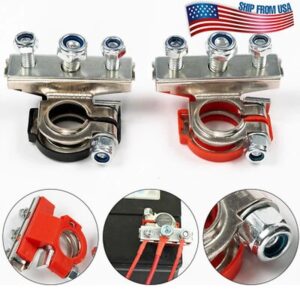 Battery Terminal Clamps Set