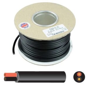 Black Automotive Wire 2.5mm 5m