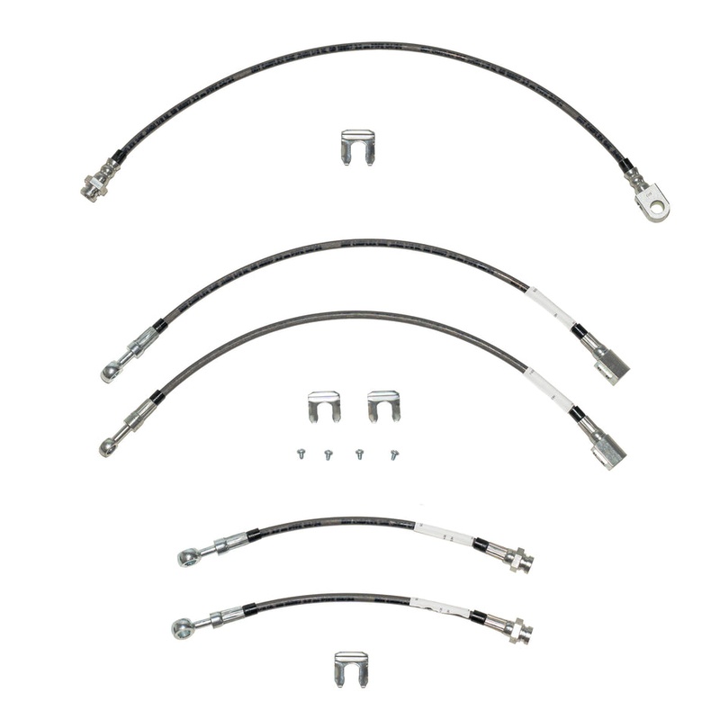 Braided Stainless Brake Hose Kit