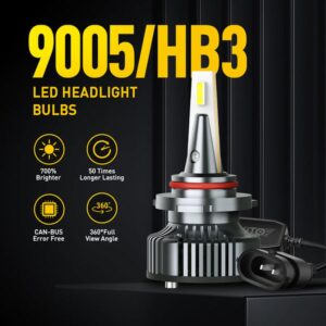 HB3 9005 Halogen High Beam Bulb Pair