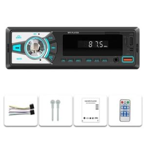 Single Din Bluetooth MP3 USB Car Stereo