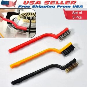 Wire Brush Set 3pc Steel